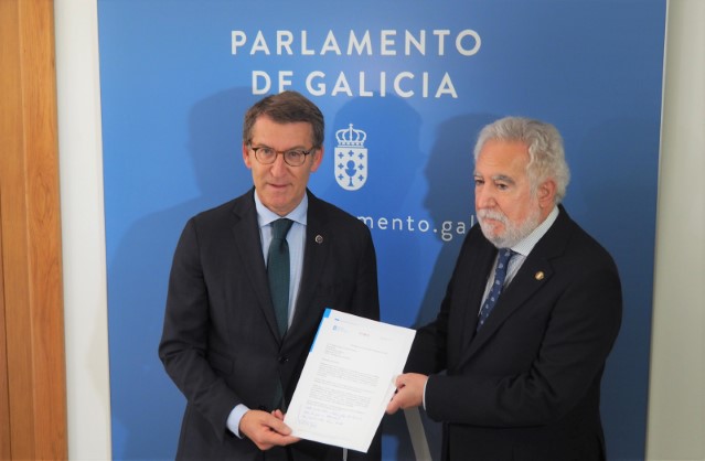 Alberto Núñez Feijóo comunica ao presidente do Parlamento a súa renuncia como presidente da Xunta
